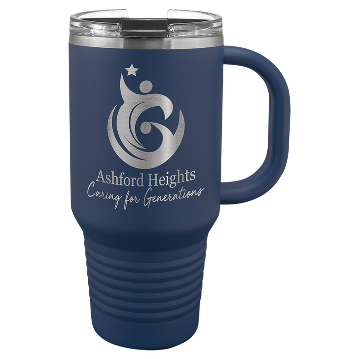 Navy Blue 32 oz Travel Mug