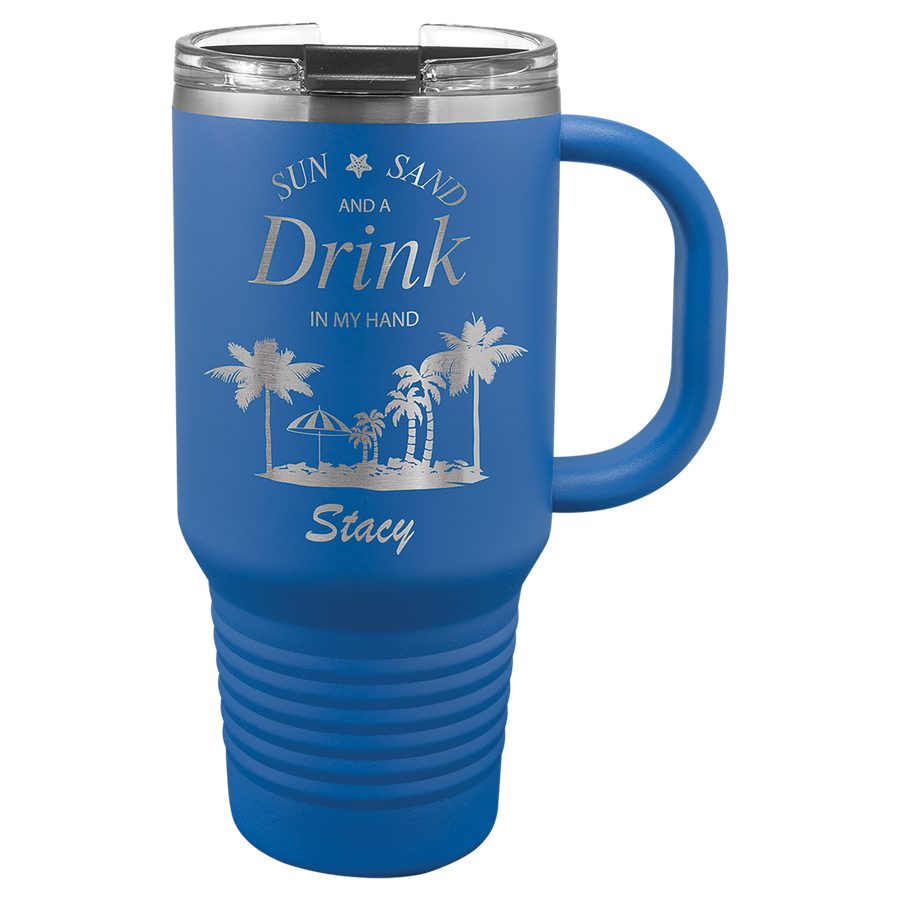 Royal Blue 32 oz Travel Mug