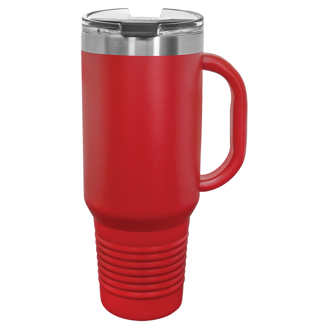 40 oz. Travel Mug with Handle & Straw – Red preview