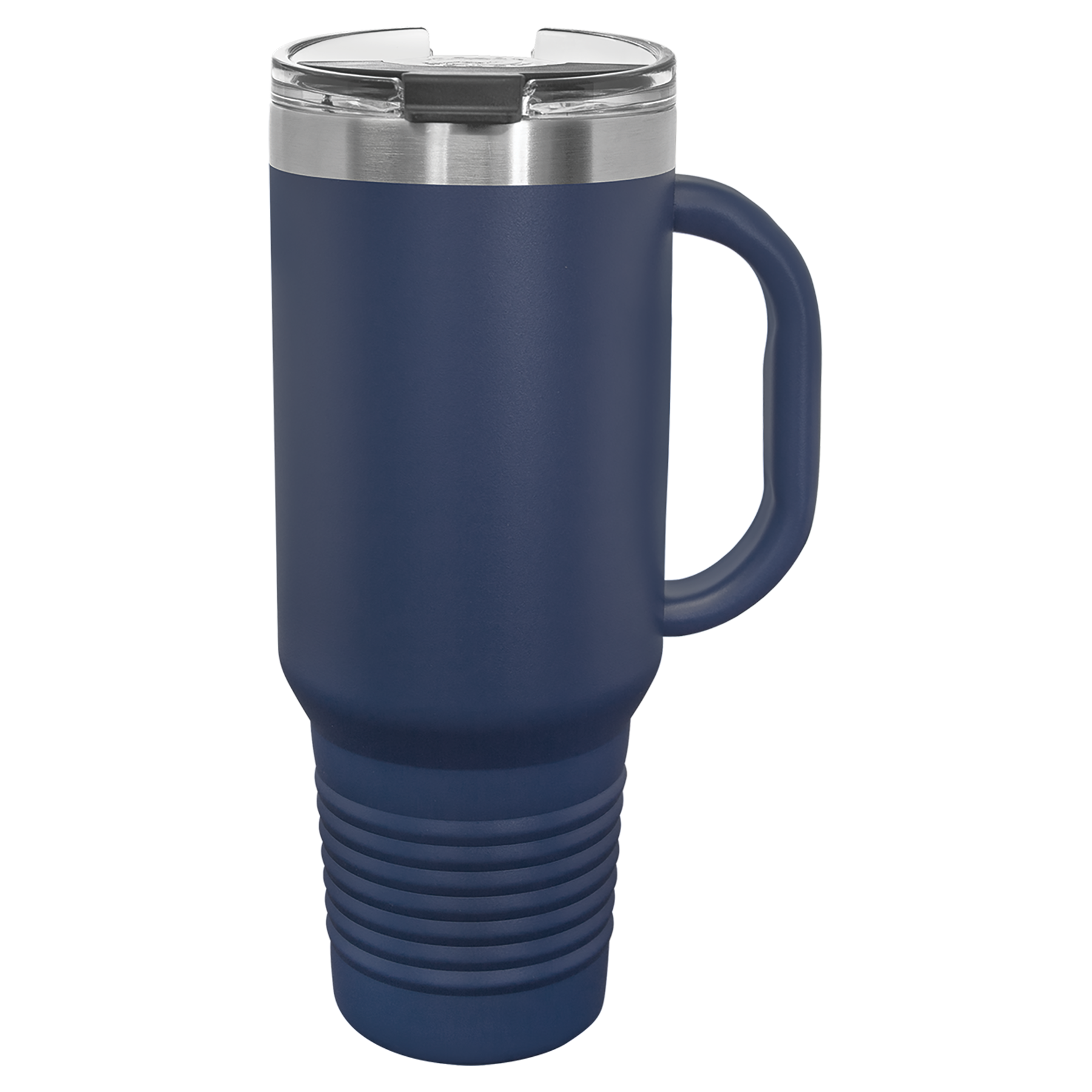 Navy Blue 40 oz. Travel Mug with Straw and Snap Lid blank-preview
