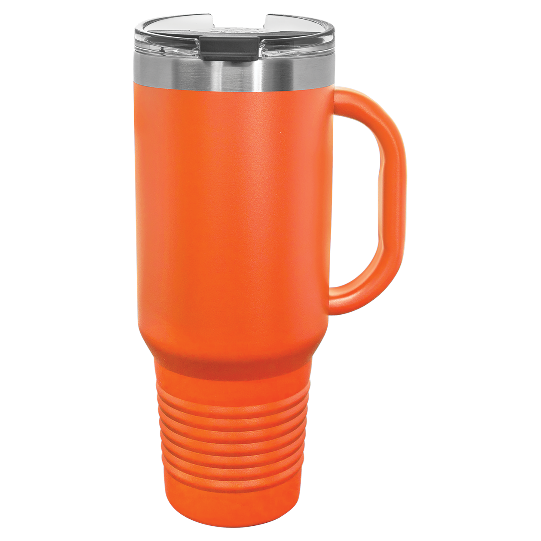 Orange 40 oz. Travel Mug with Straw and Snap Lid blank-preview