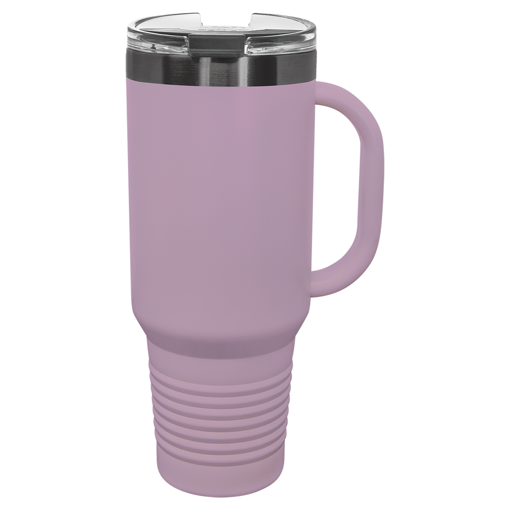 40 oz. Moody Lilac/Ghost Black ION-Plated Travel Mug with Straw blank-preview