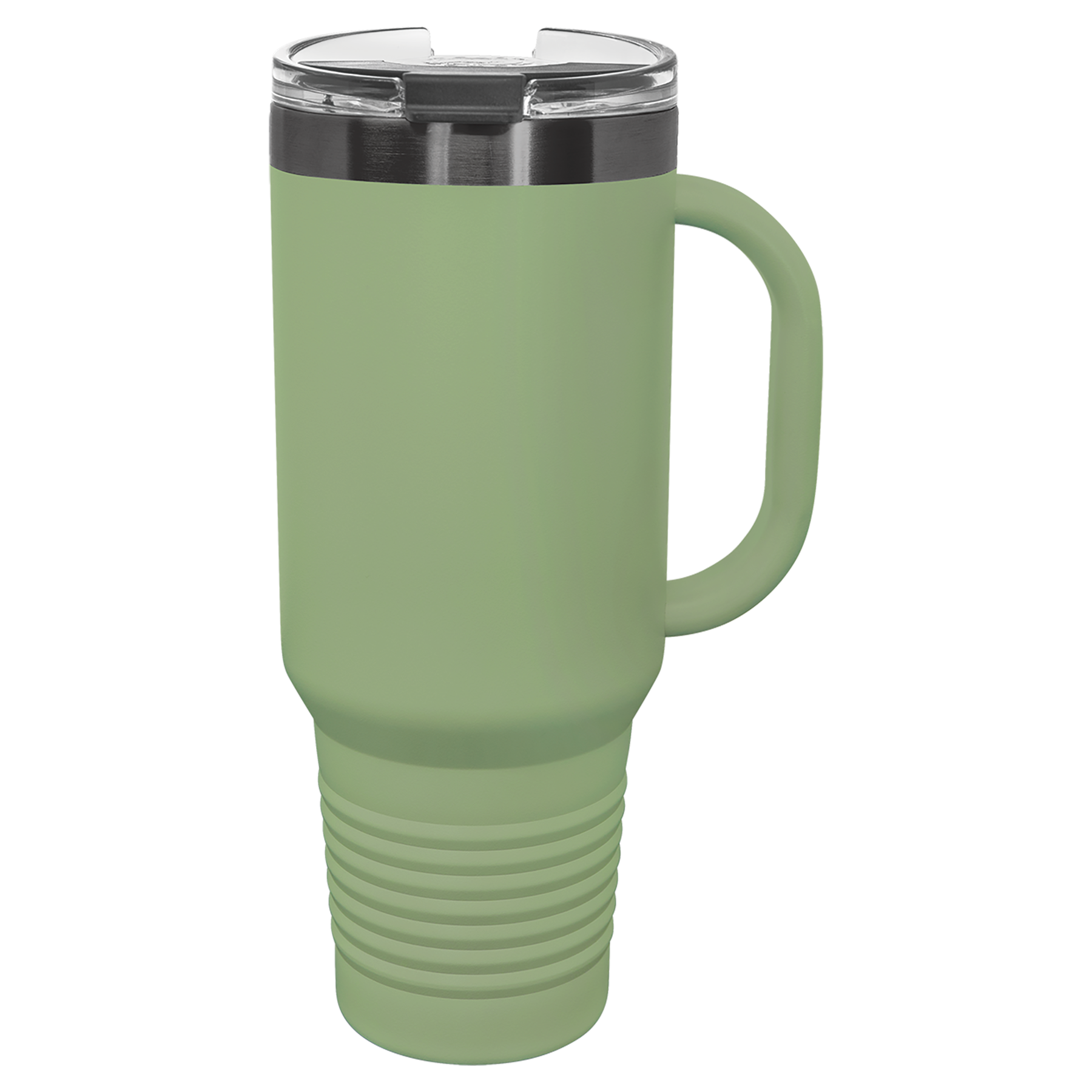 40 oz. Summer Sage/Ghost Black ION-Plated Travel Mug with Straw blank-preview