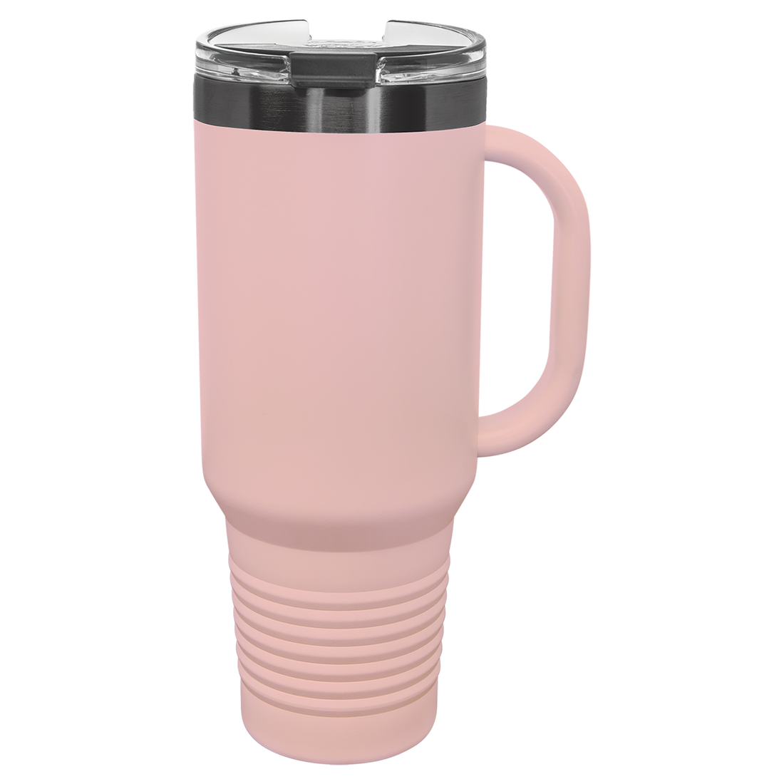 40 oz. Blush/Ghost Black ION-Plated Travel Mug with Straw preview