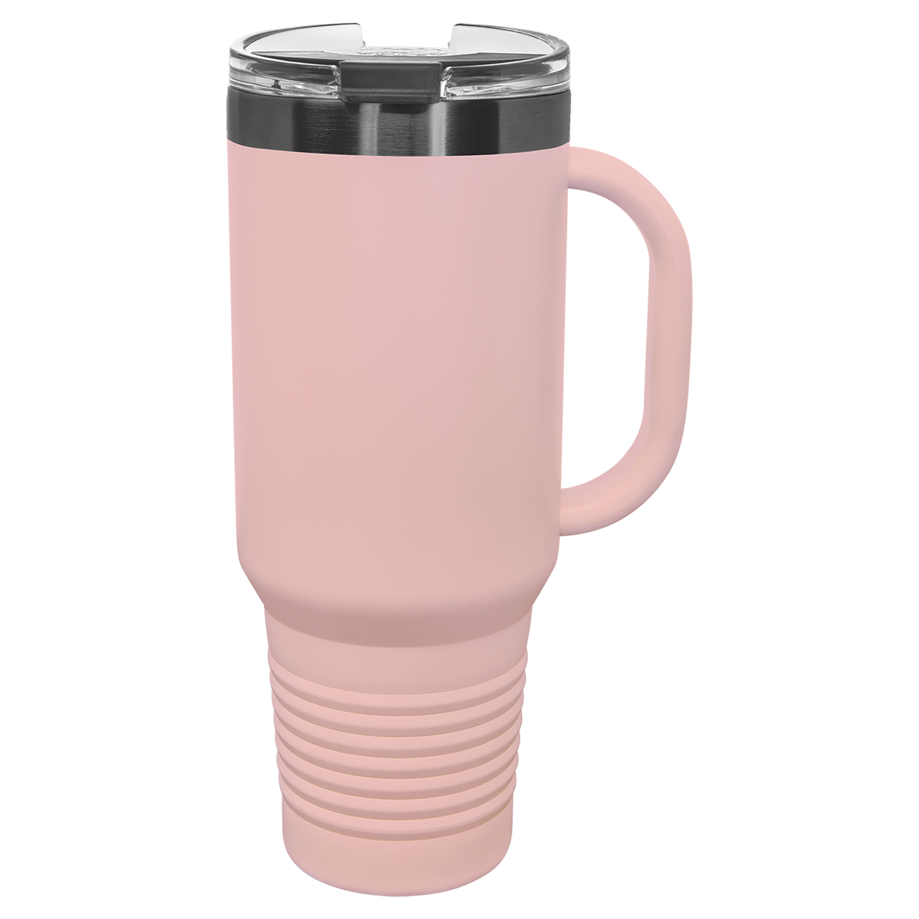 40 oz. Blush/Ghost Black ION-Plated Travel Mug with Straw blank-preview