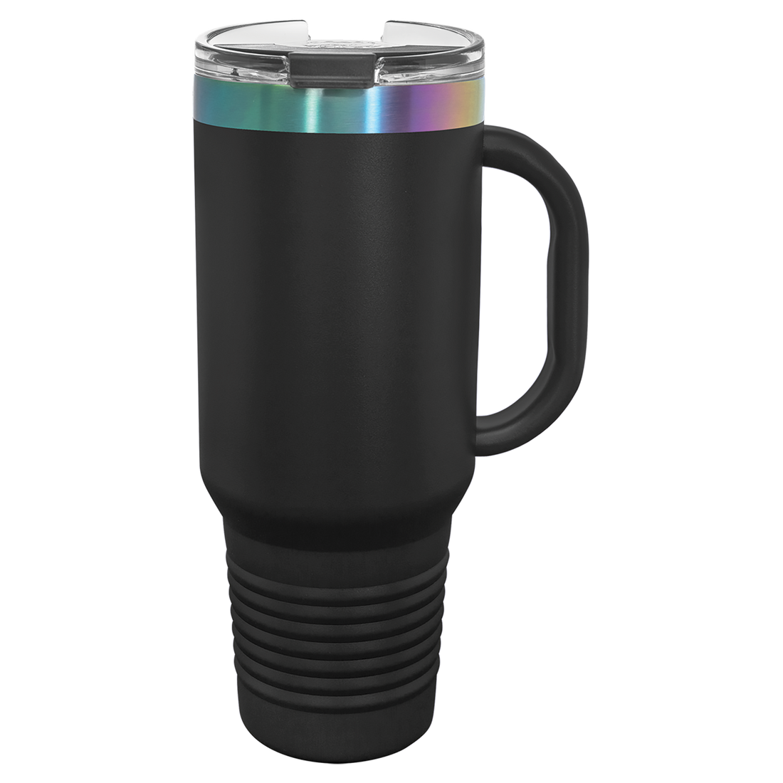 40 oz. Black/Prism ION-Plated Travel Mug with Straw preview