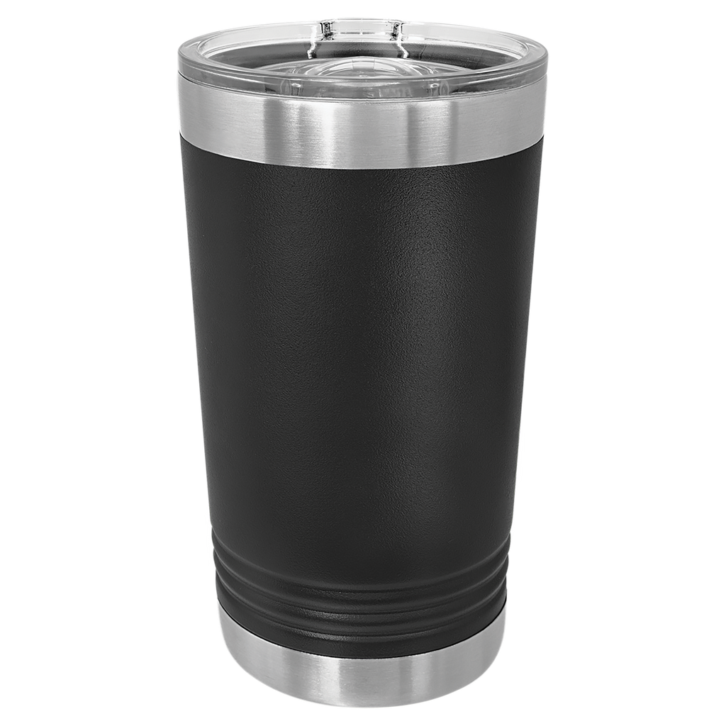 Black Pint with Clear Slider Lid blank-preview