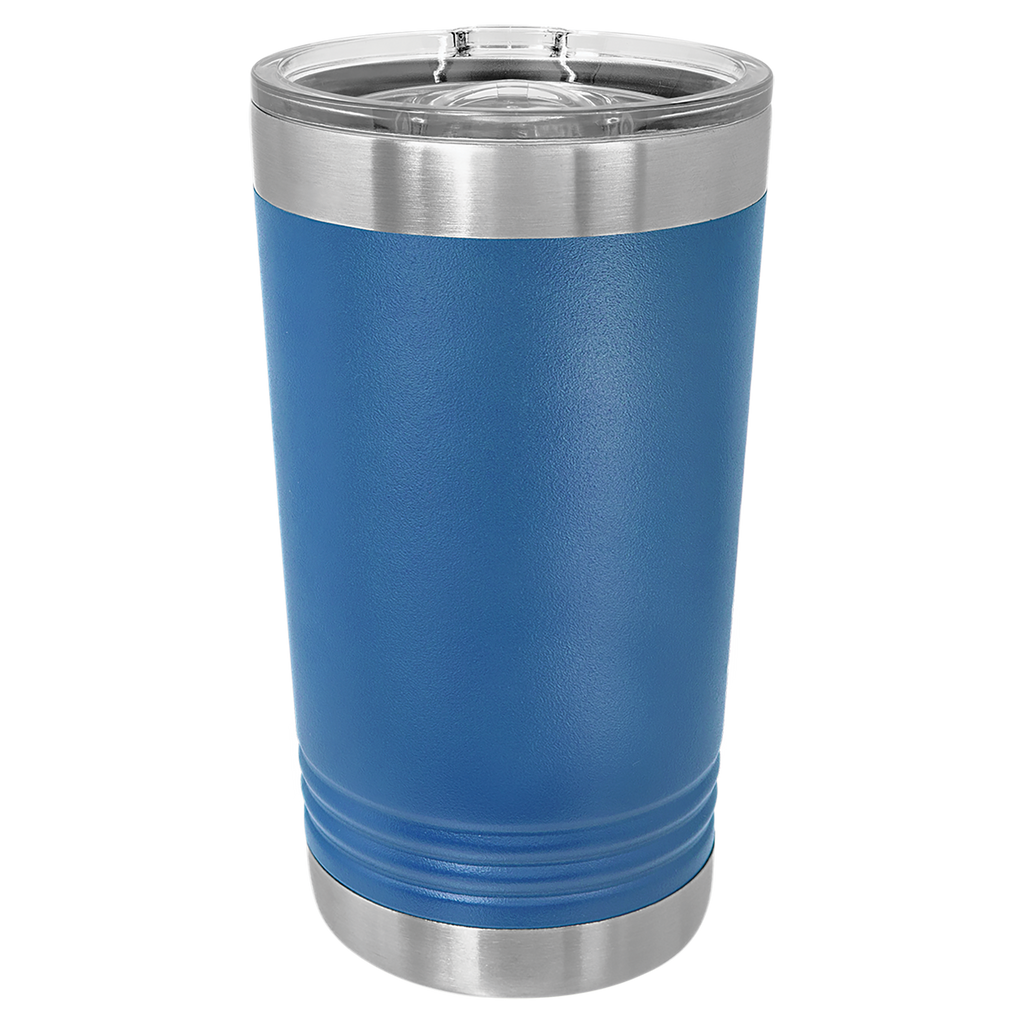 Royal Blue Pint with Clear Slider Lid blank-preview