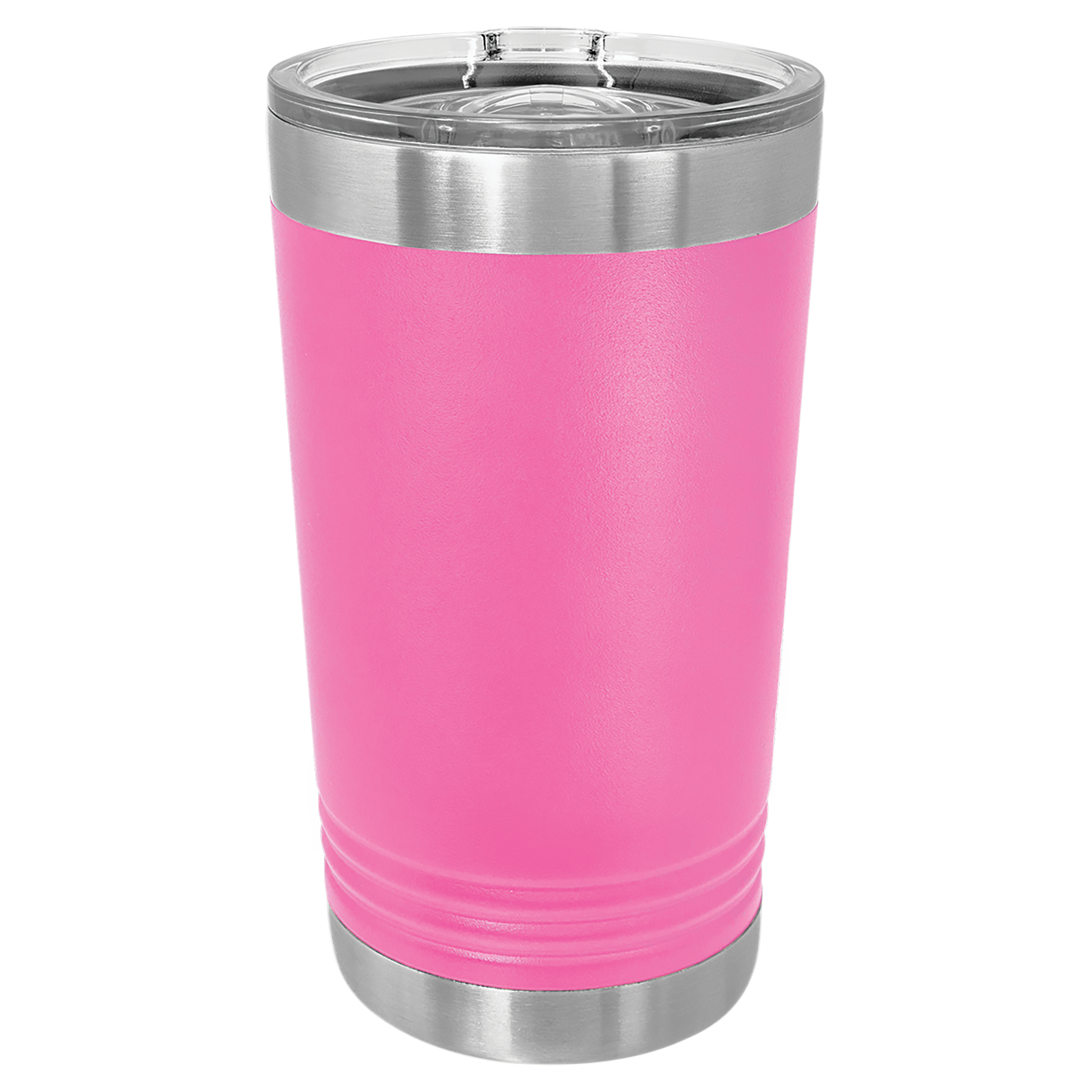 Pink Pint with Clear Slider Lid blank-preview