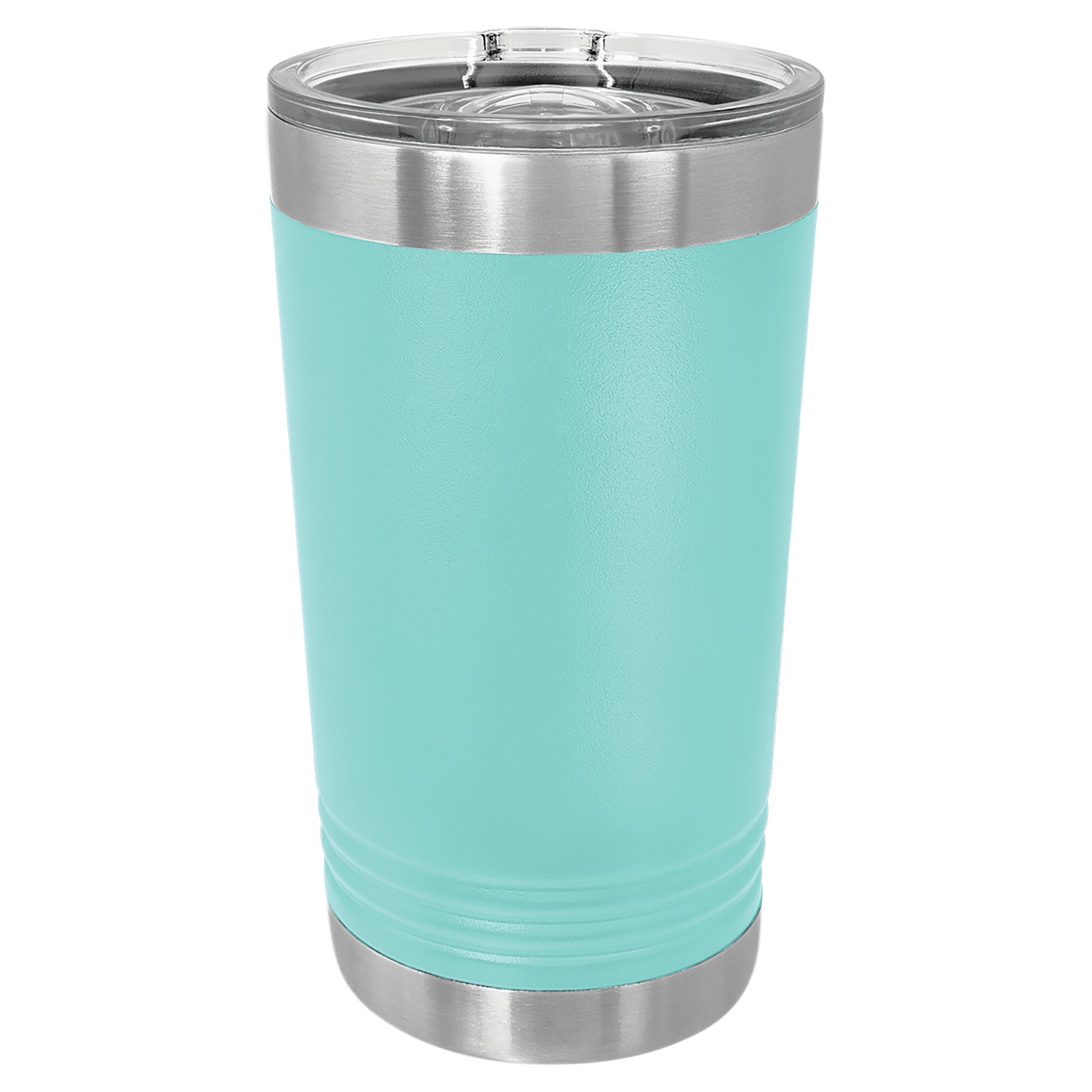 Teal Pint with Clear Slider Lid blank-preview