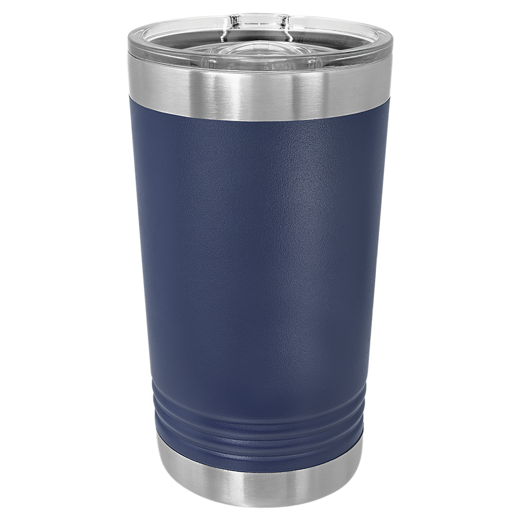Navy Blue Pint with Clear Slider Lid blank-preview