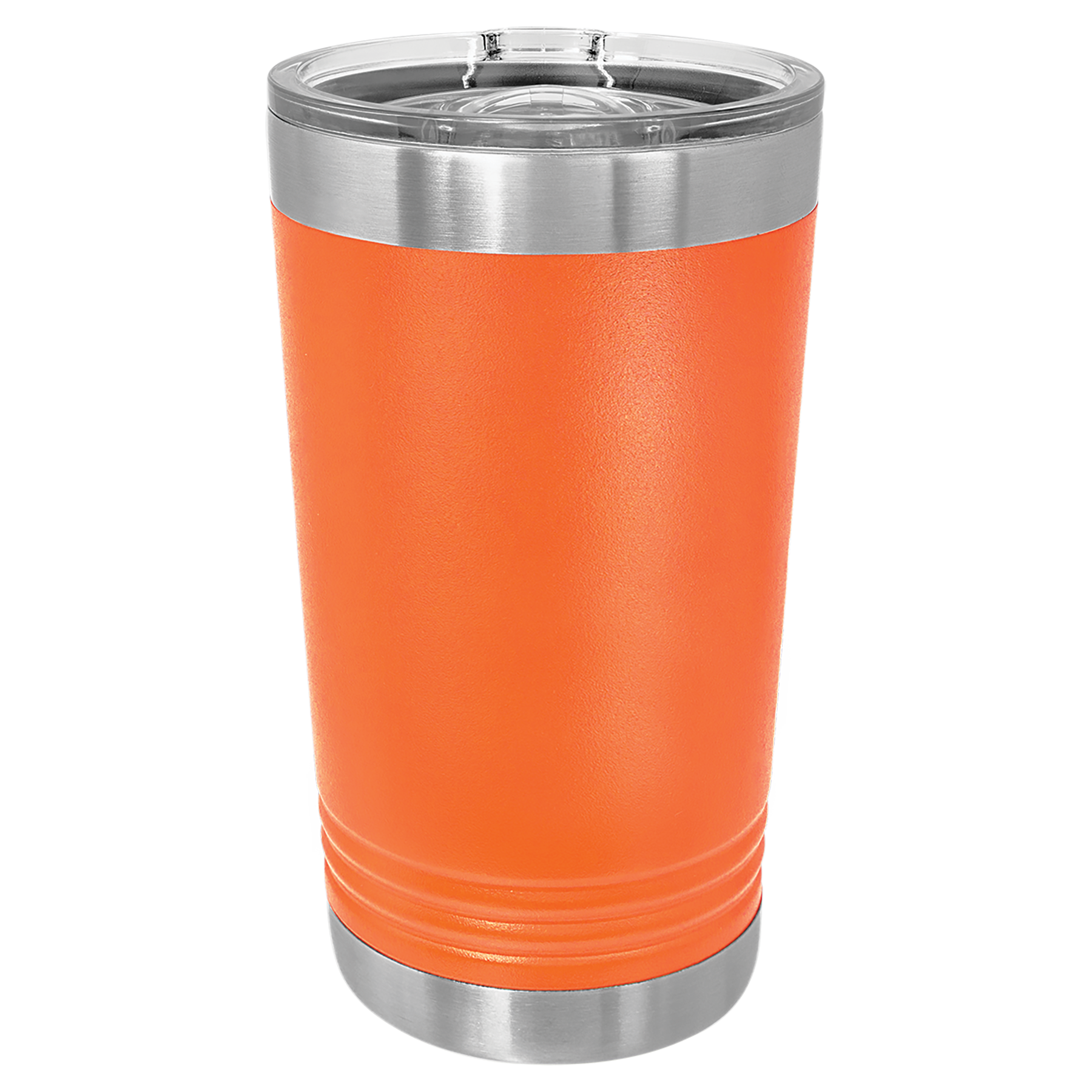 Orange Pint with Clear Slider Lid blank-preview