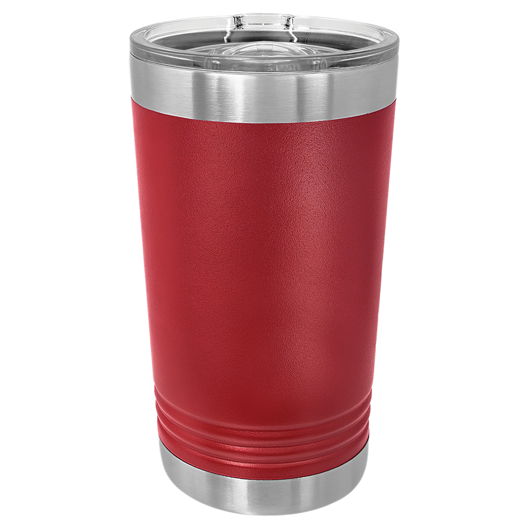 Maroon Pint with Clear Slider Lid blank-preview