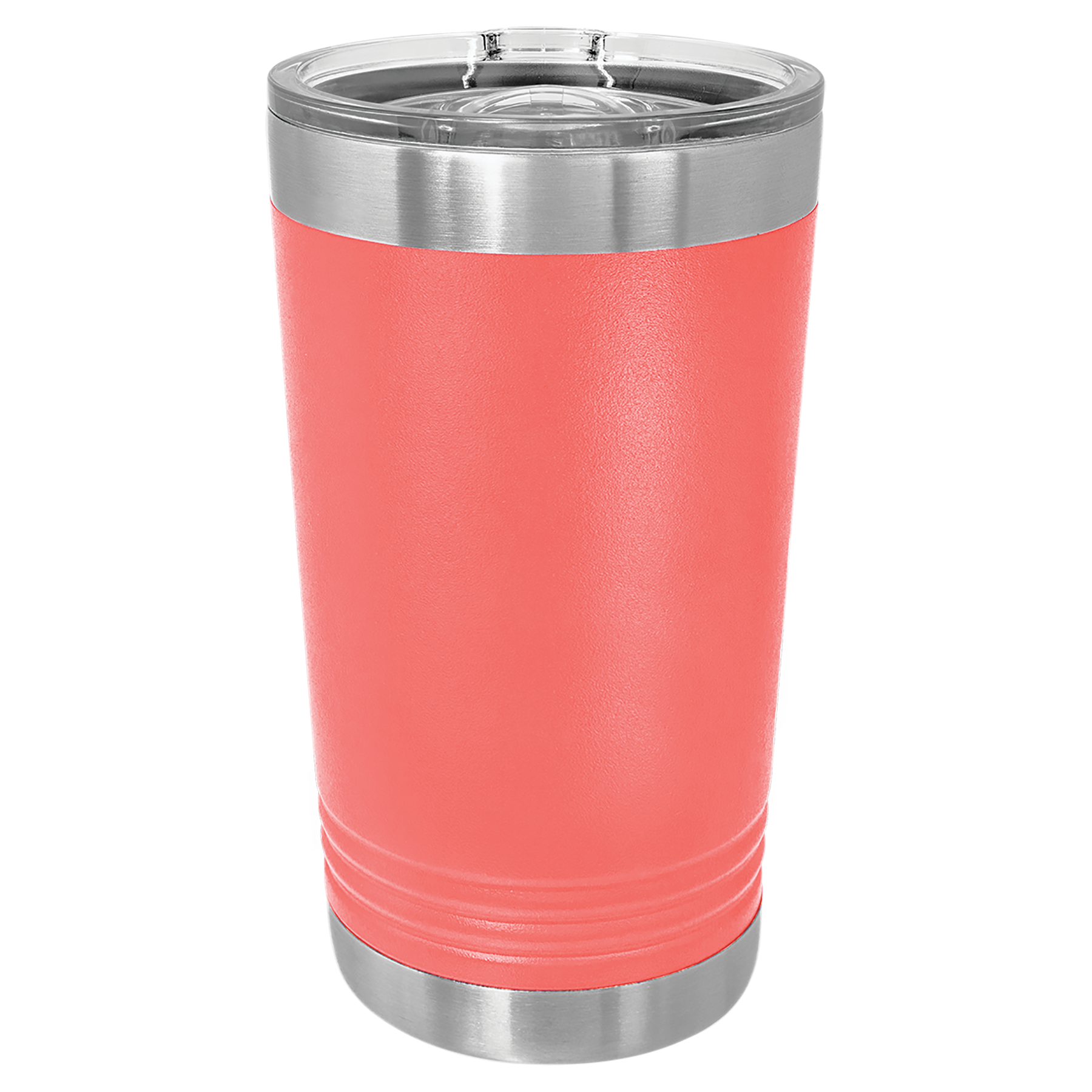 Coral Pint with Clear Slider Lid blank-preview