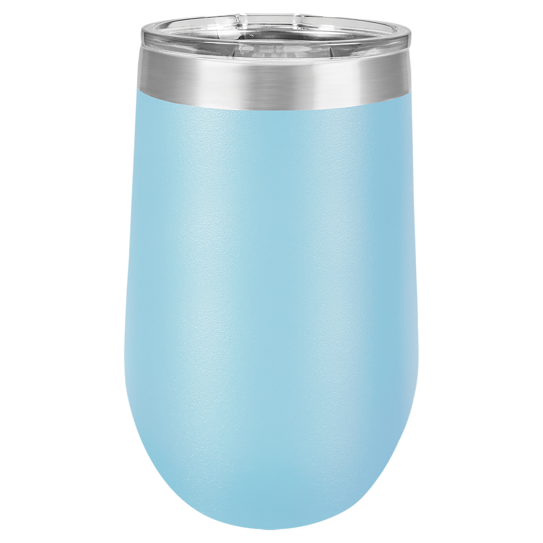Stemless Wine Tumbler with Standard Lid – 16 oz. / Light Blue preview