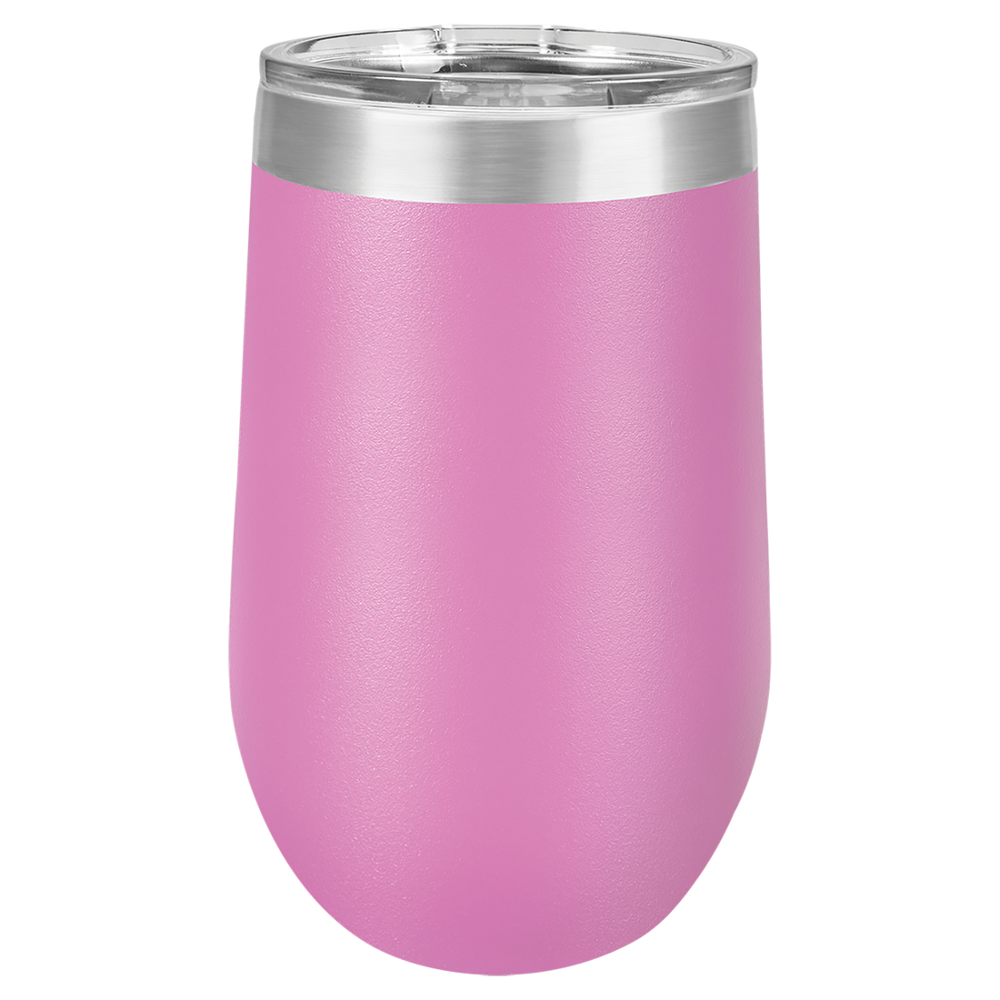Stemless Wine Tumbler with Standard Lid – 16 oz. / Light Pink preview