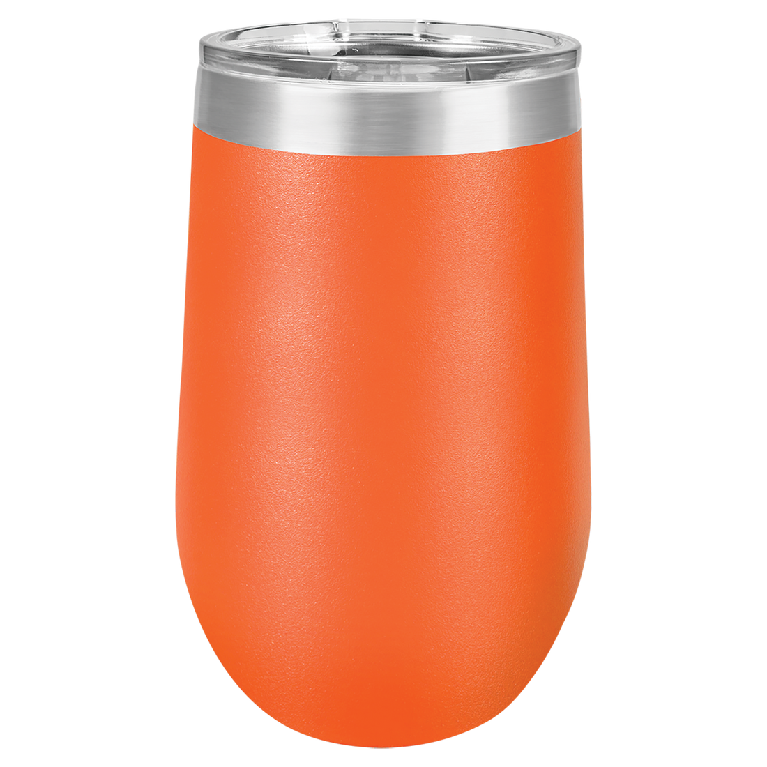 Stemless Wine Tumbler with Standard Lid – 16 oz. / Orange preview
