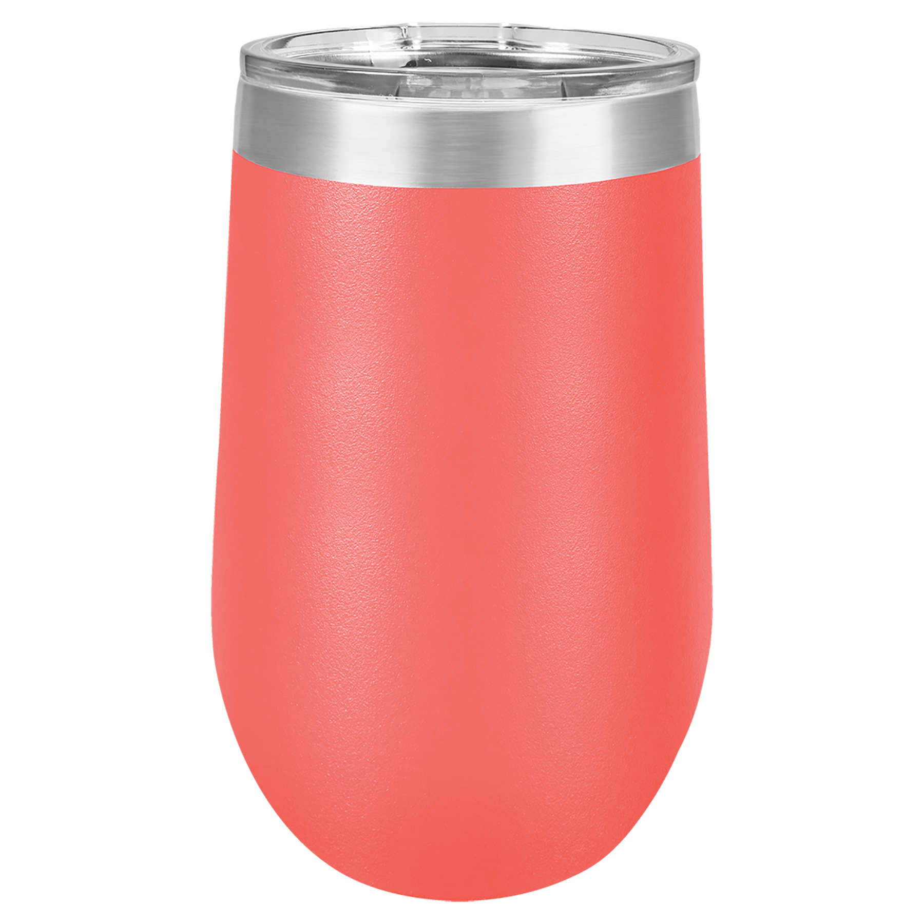 Coral 16 oz. Stemless Tumbler with Clear Lid blank-preview