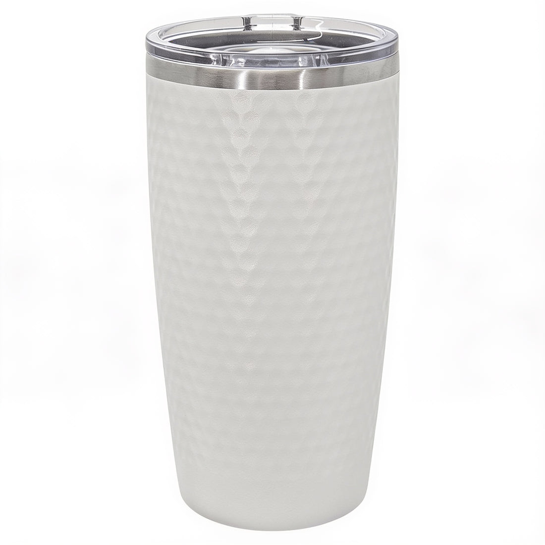 20 oz. Golf Tumbler with Slider Lid – Golf White Full Dimples preview