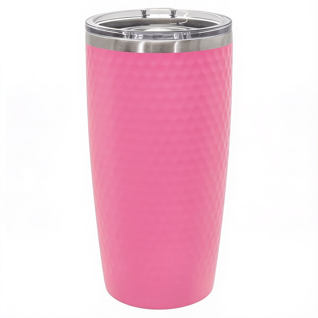 20 oz. Pink Golf Tumbler - Full Dimples and Slider Lid blank-preview