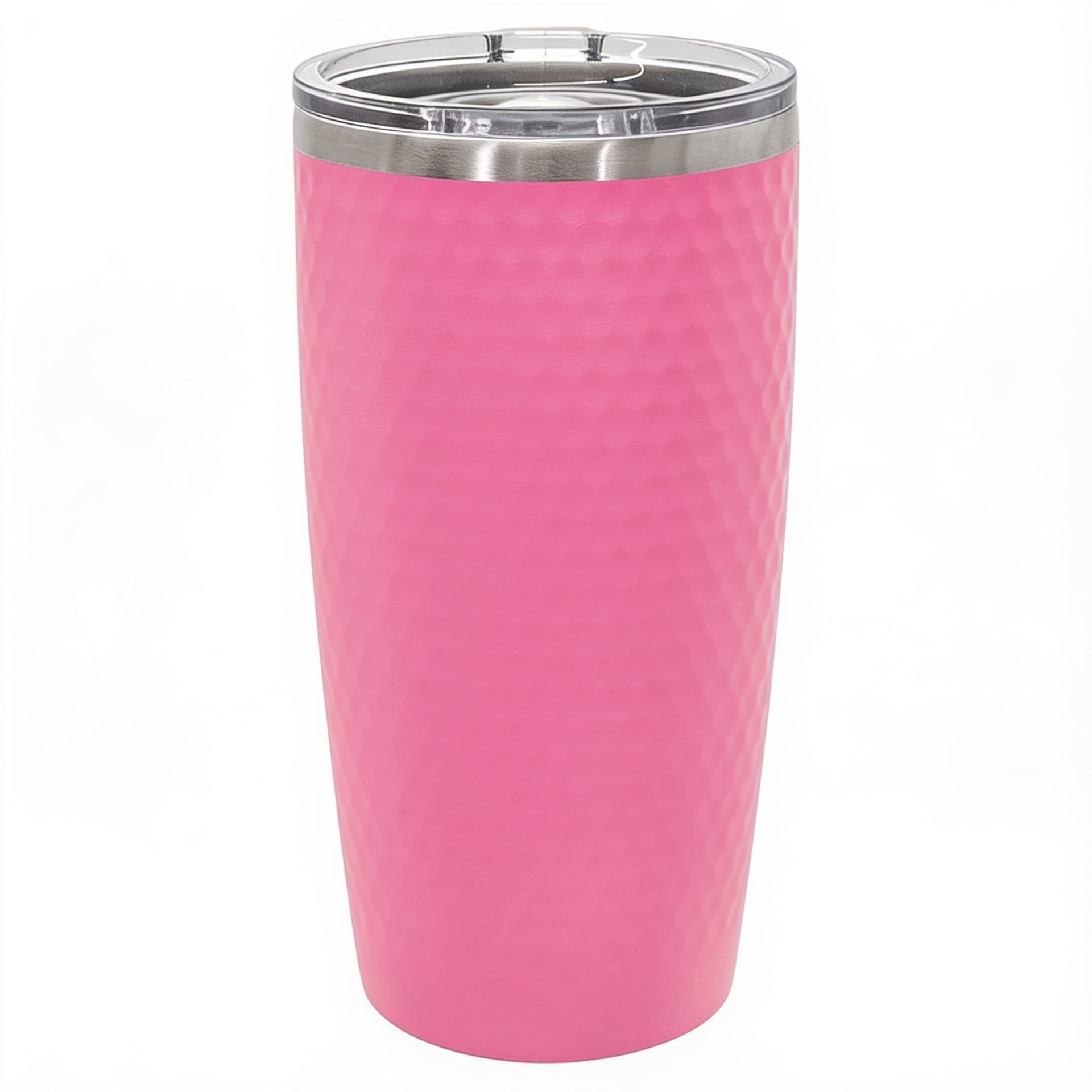 20 oz. Pink Golf Tumbler - Full Dimples and Slider Lid blank-preview