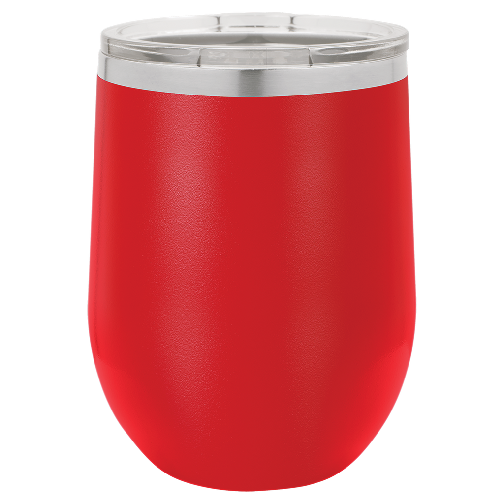 Red 12 oz. Stemless Tumbler with Clear Lid blank-preview