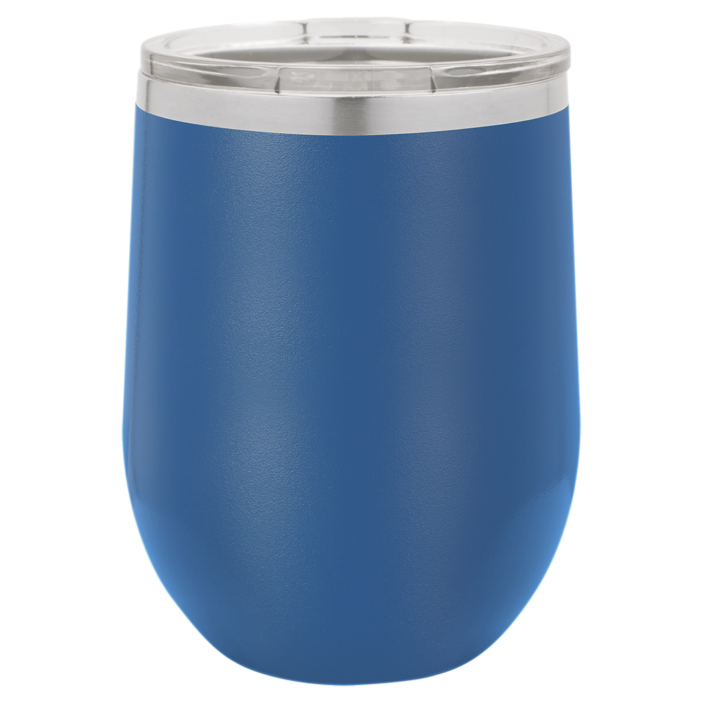 Royal Blue 12 oz. Stemless Tumbler with Clear Lid blank-preview