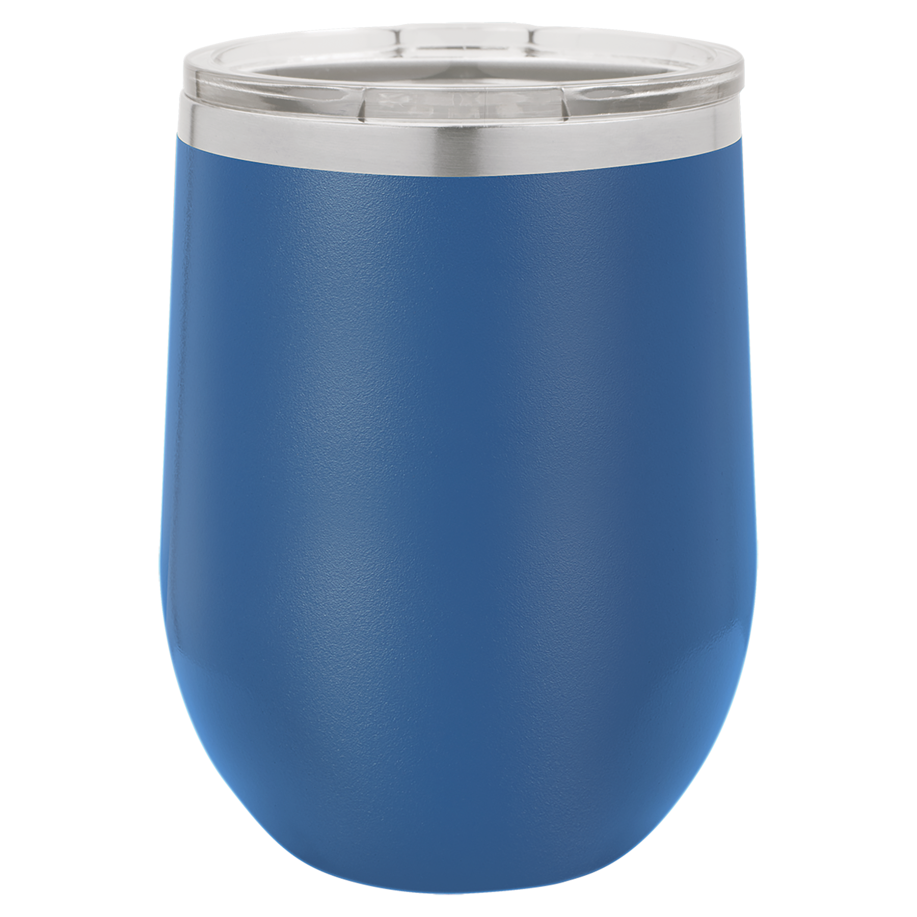 Royal Blue 12 oz. Stemless Tumbler with Clear Lid blank-preview