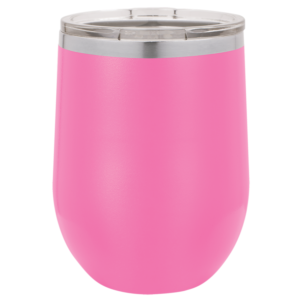 Pink 12 oz. Stemless Tumbler with Clear Lid blank-preview