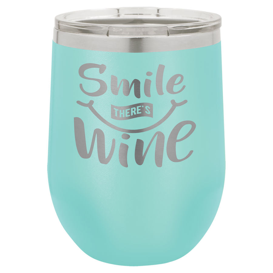 Teal 12 oz. Stemless Tumbler with Clear Lid