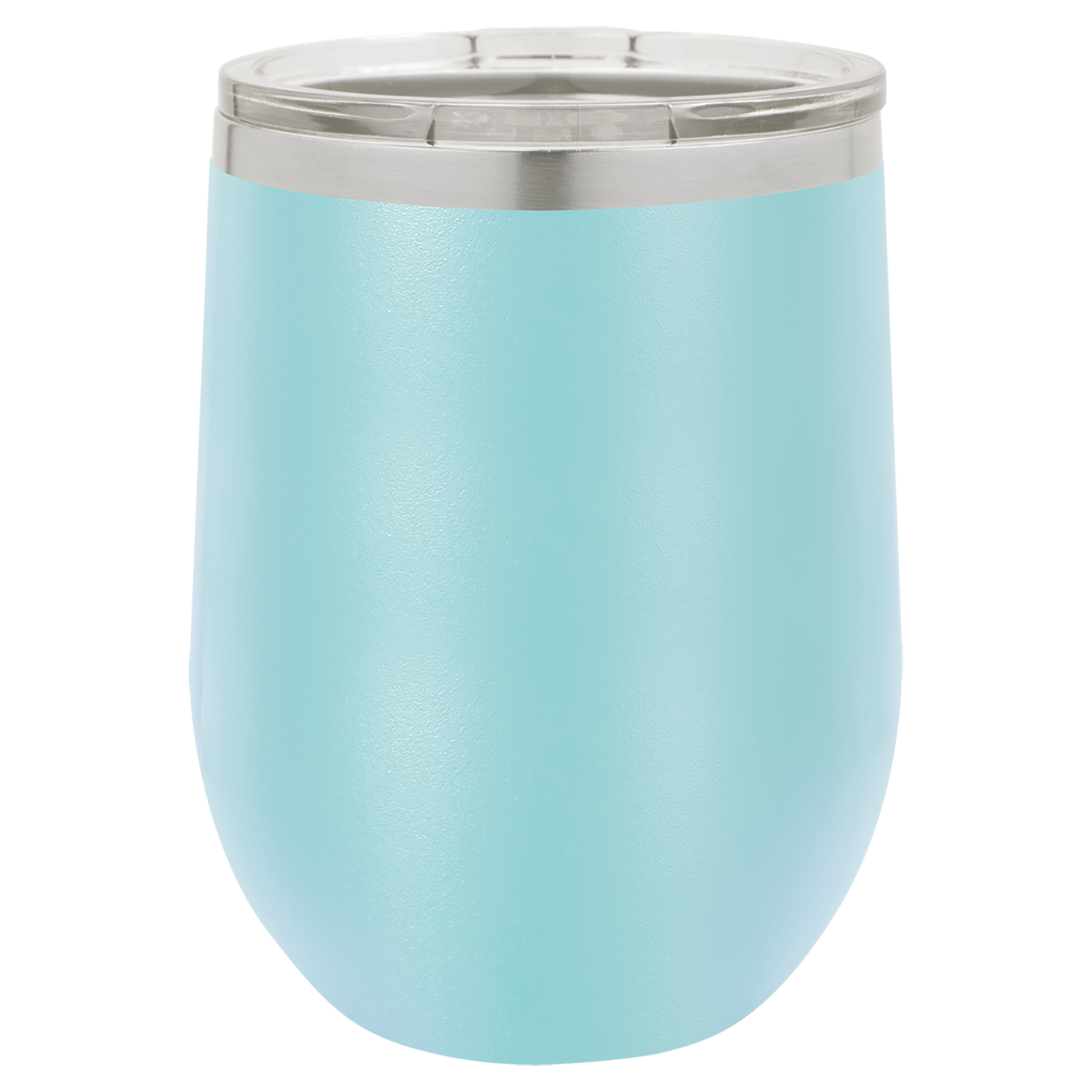 Light Blue 12 oz. Stemless Tumbler with Clear Lid blank-preview