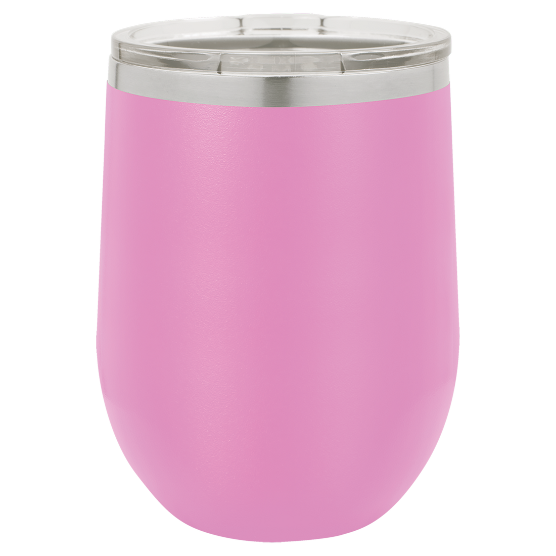 Stemless Wine Tumbler with Standard Lid – 12 oz. / Light Pink preview