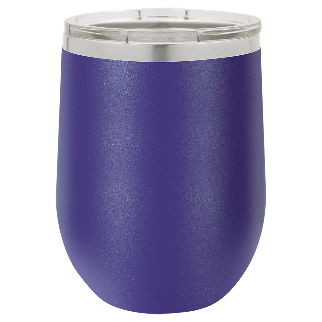 Purple 12 oz. Stemless Tumbler with Clear Lid blank-preview