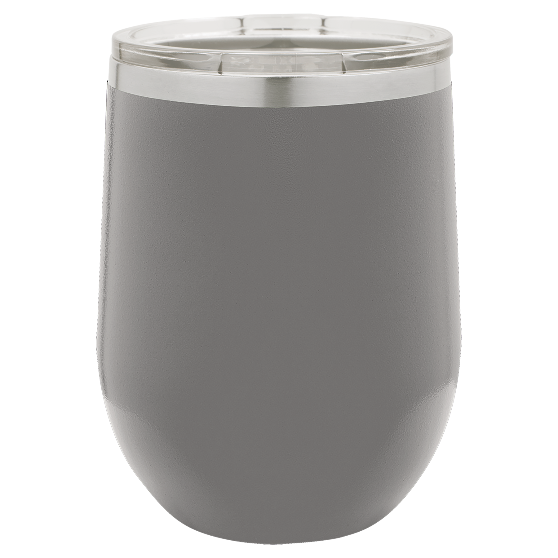 Dark Gray 12 oz. Stemless Tumbler blank-preview