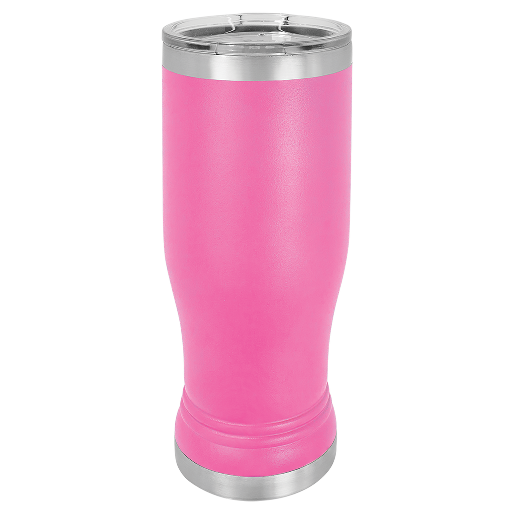 Pink 14 oz. Pilsner with Clear Lid blank-preview