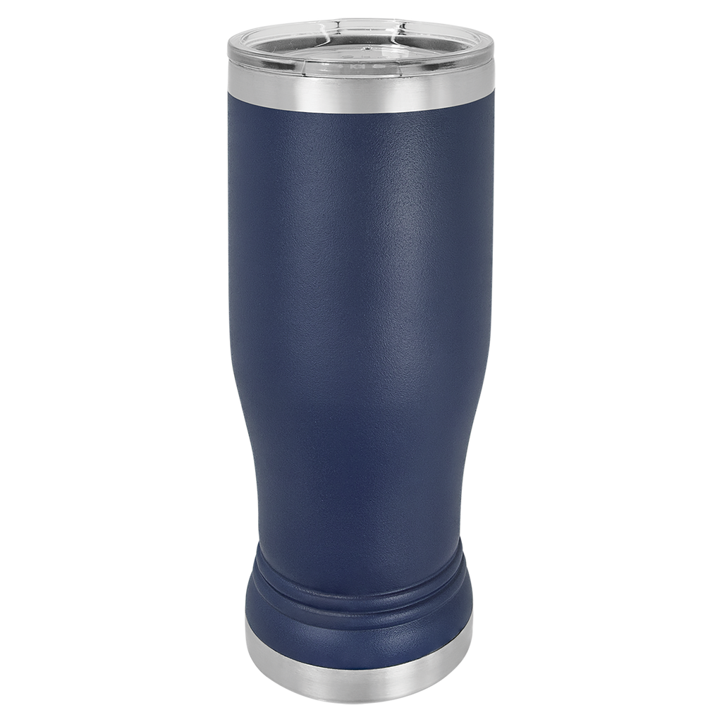 Navy Blue 14 oz. Pilsner with Clear Lid blank-preview