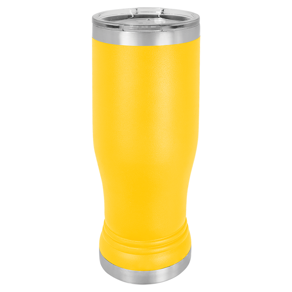 Yellow 14 oz. Pilsner with Clear Lid blank-preview