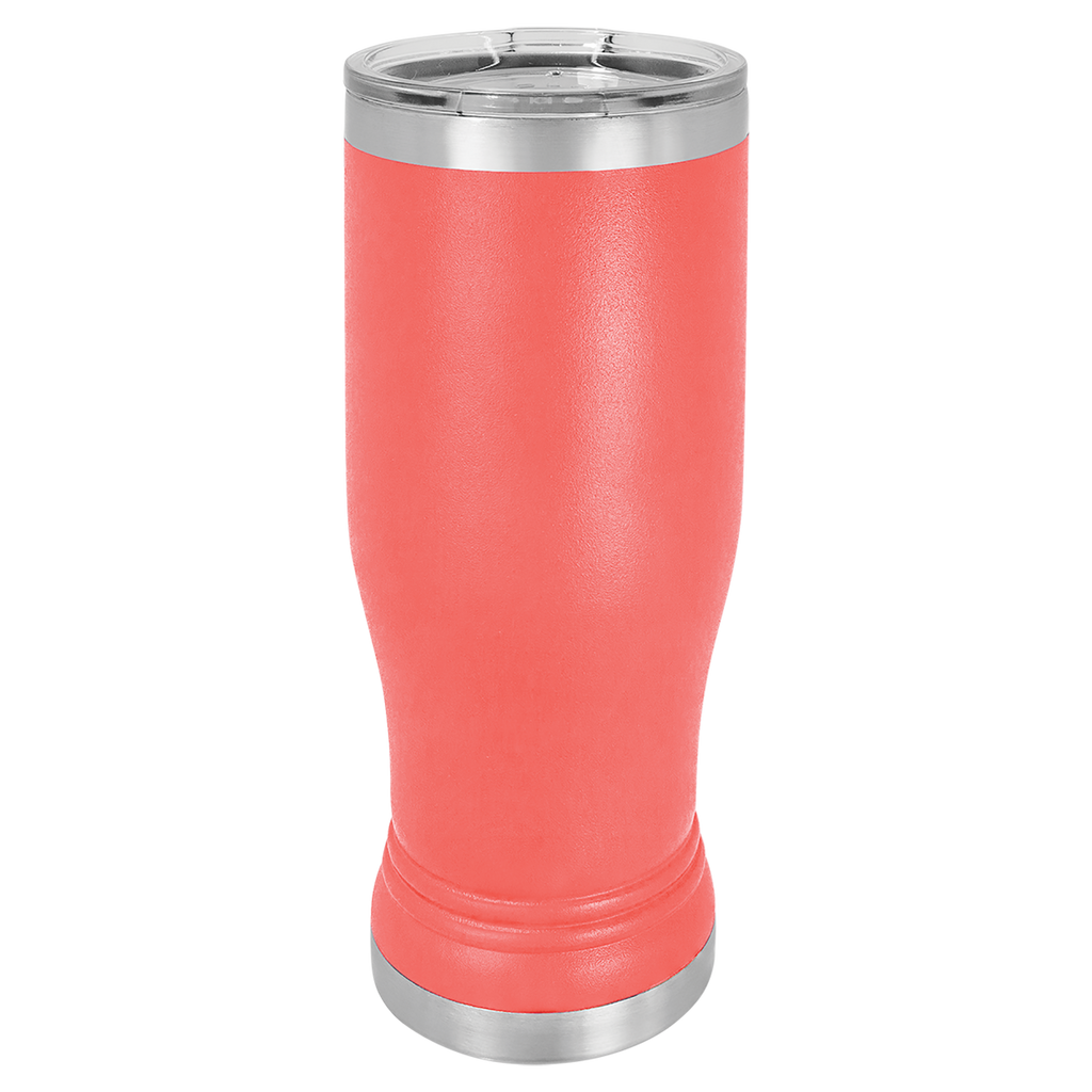 Coral 14 oz. Pilsner with Clear Lid blank-preview