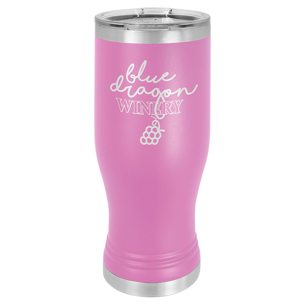 Light Purple 20 oz. Pilsner with Clear Lid