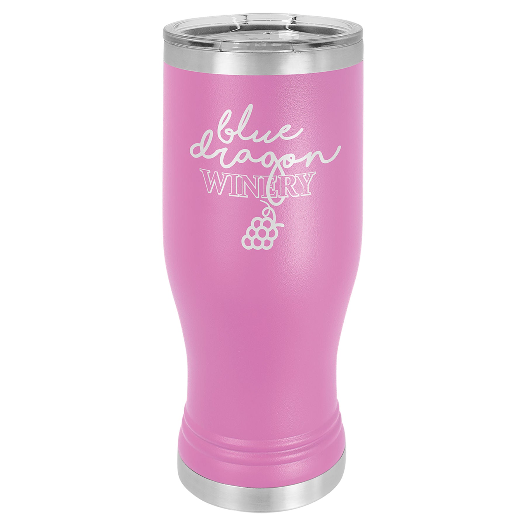 Light Purple 20 oz. Pilsner with Clear Lid
