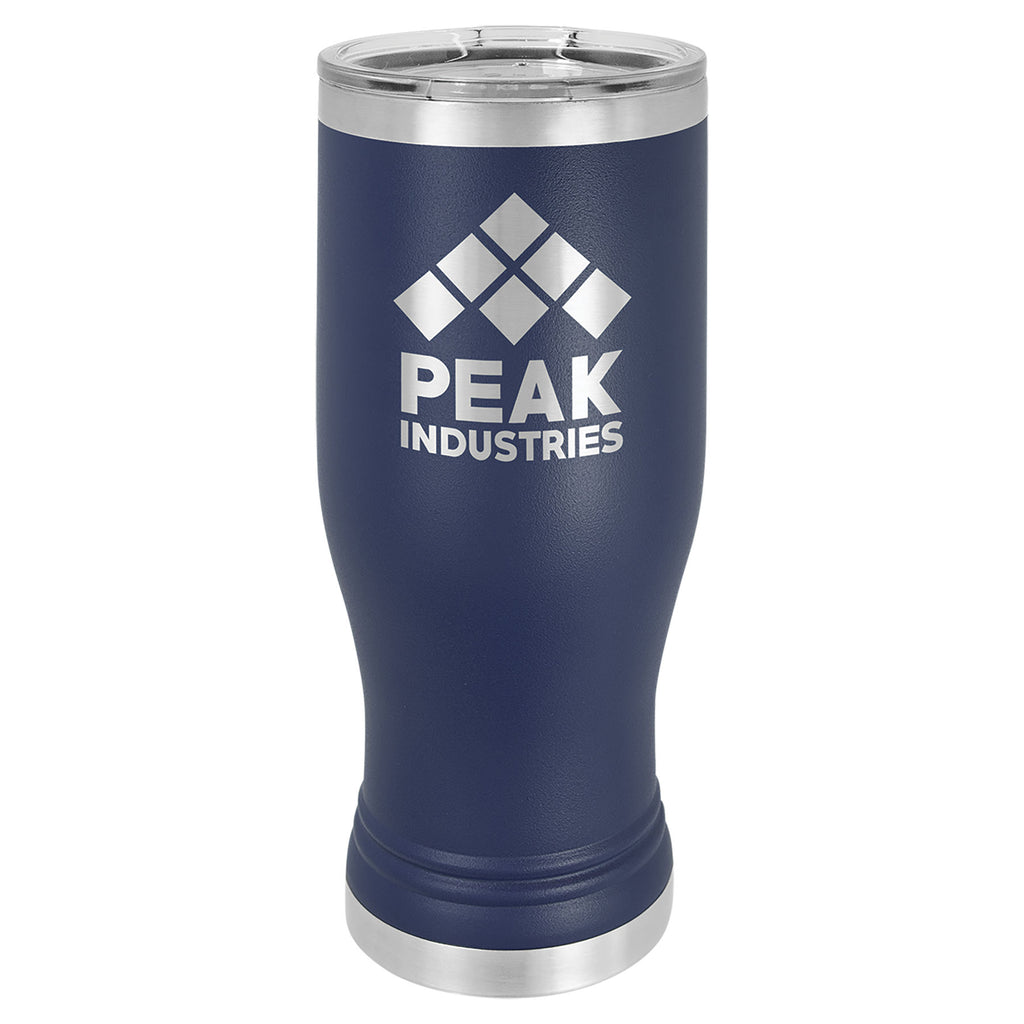 Navy Blue 20 oz. Pilsner with Clear Lid