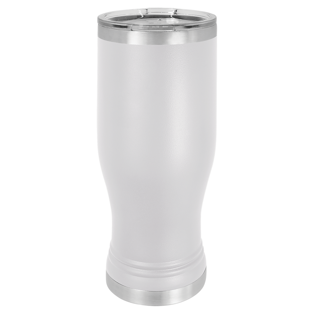 White 20 oz. Pilsner with Clear Lid blank-preview