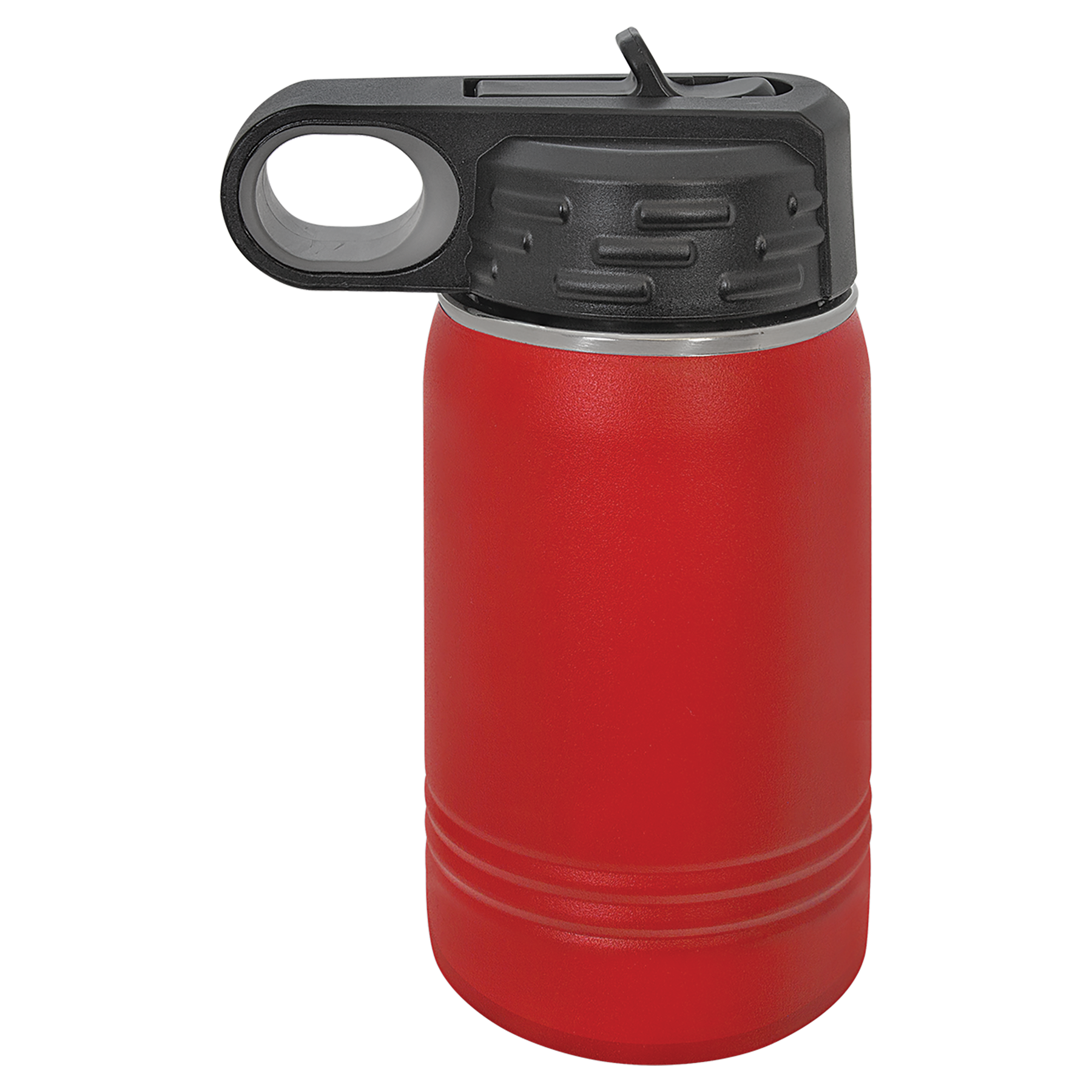 Red 12 oz. Powder Coated Water Bottle blank-preview
