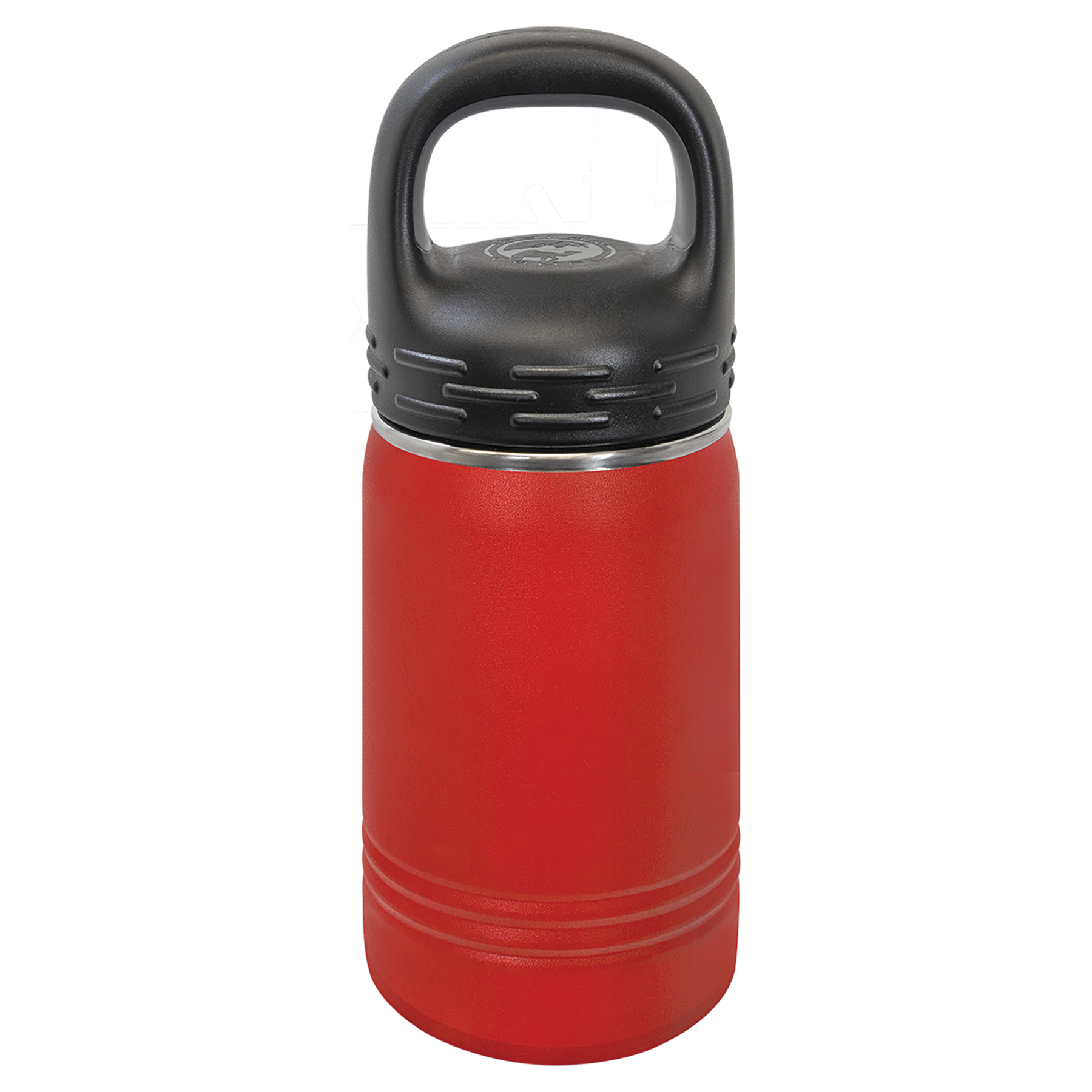 Red 12 oz. Powder Coated Water Bottle