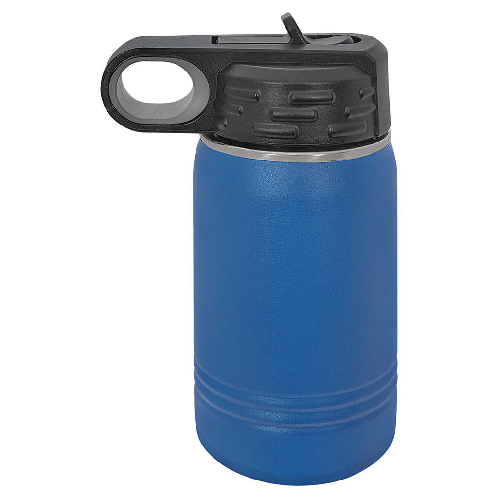 Royal Blue 12 oz. Powder Coated Water Bottle blank-preview