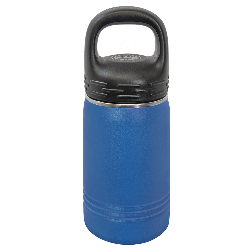Royal Blue 12 oz. Powder Coated Water Bottle