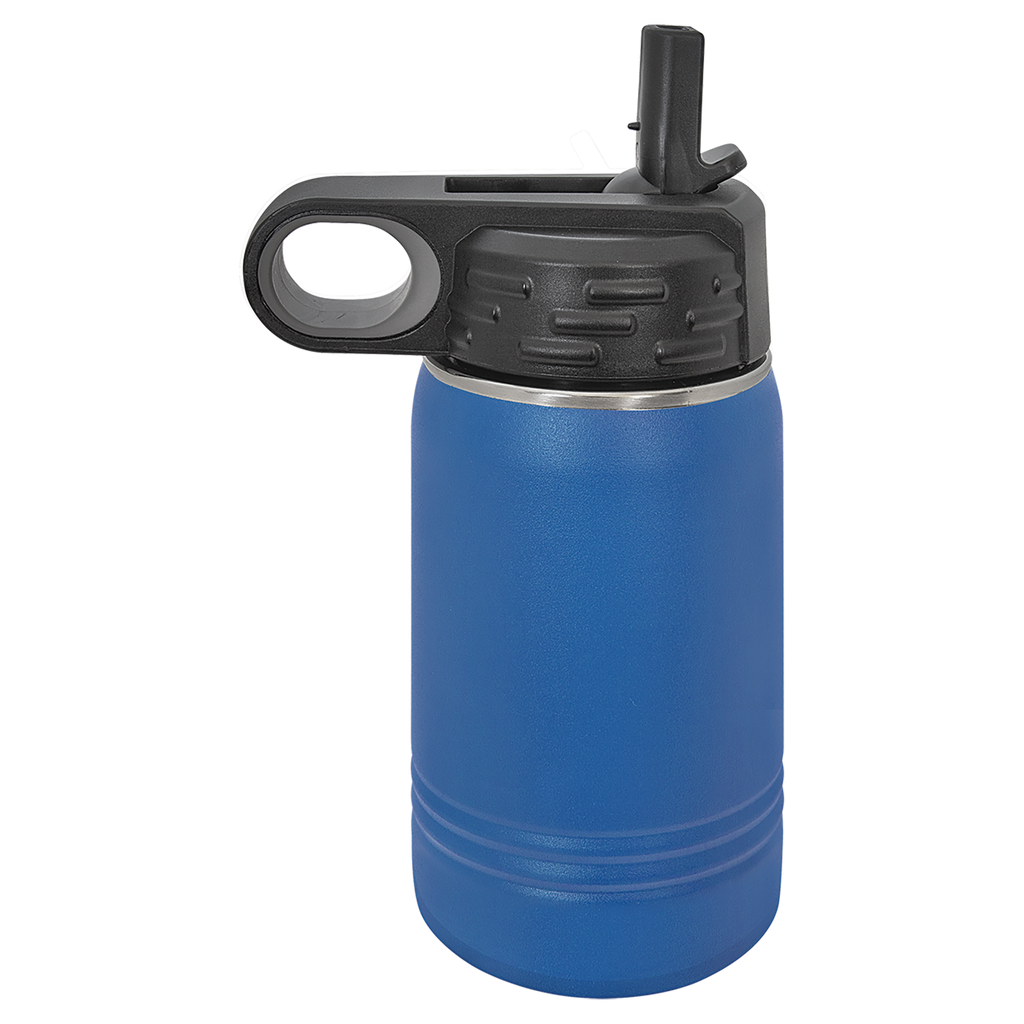 Royal Blue 12 oz. Powder Coated Water Bottle