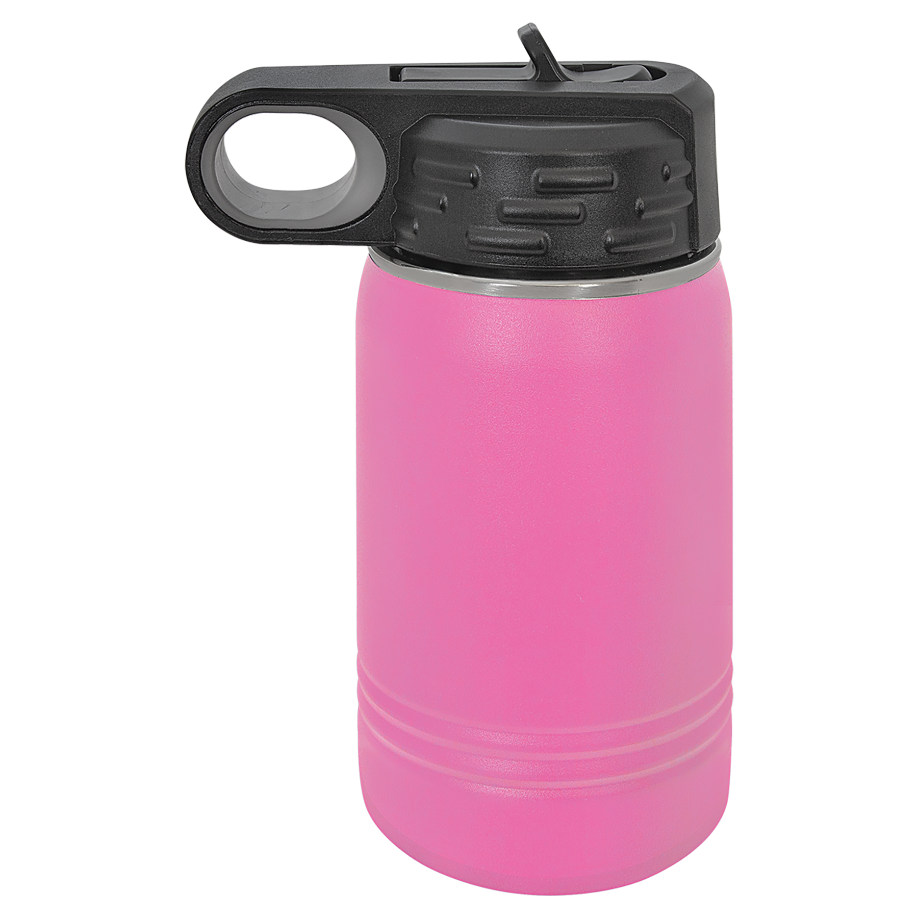 Pink 12 oz. Powder Coated Water Bottle blank-preview