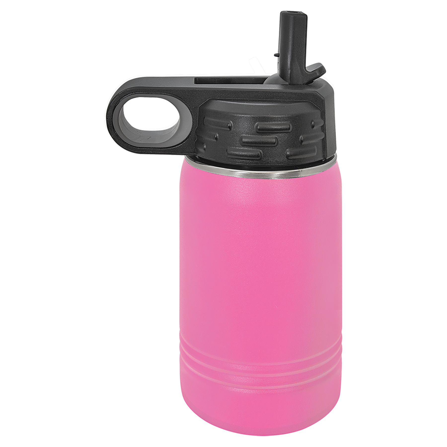 Pink 12 oz. Powder Coated Water Bottle
