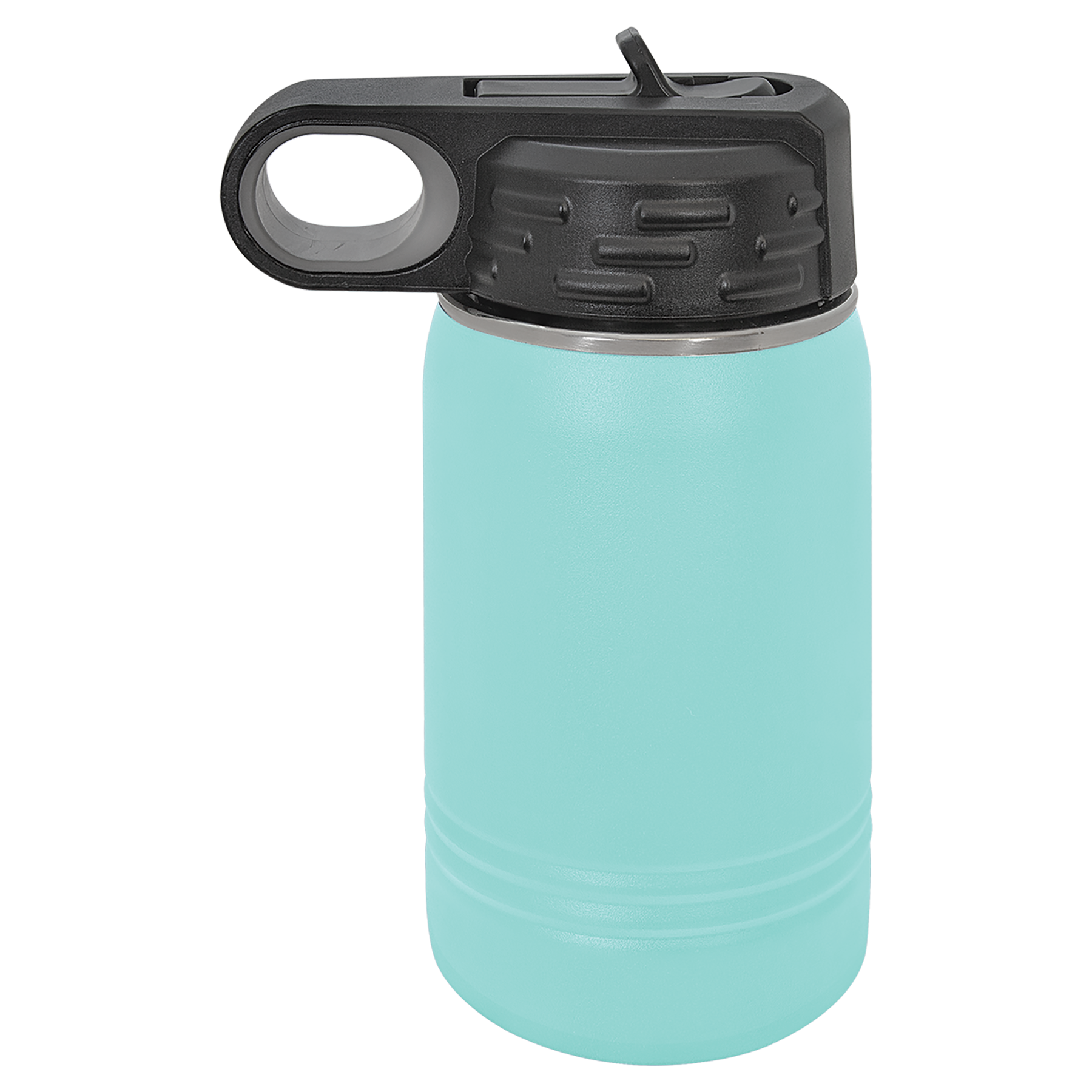 Teal 12 oz. Powder Coated Water Bottle blank-preview